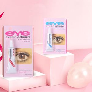 Drop-Schiff mit Verpackung Praktischer AUGEN-Wimpernkleber Klarweiß Dunkelschwarz Wasserdichter Kleber für falsche Wimpern Make-up