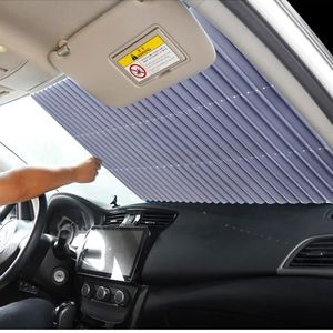 Car Sunshade Sunmer Window Sun Shade Auto Retractable Heat Insulation Front Rear Gear Visor Interior Product