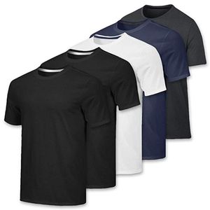 Athletic Clothes achat en gros de T shirts Hommes en Ensemble Casual Homme Entraînement Vêtements Sports Sports à manches courtes à manches courtes rapides Tops Sportswear Simple Style