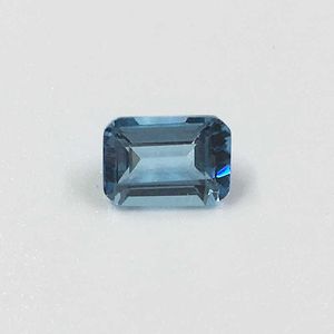 5mm * 7mm Emerald Cut Natural Topaz lös ädelsten för smycken DIY H1015