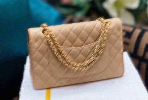 5A Classic Flap Designers Brand Bag Caviar Grain Cowhide Leather Fashion Handbag Women's Wallet Golden Chain Shoulder Bags Cross Body 3th