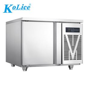 Kostenloser Versand. Kommerzieller Gefrierschrank Kolice, kleiner Mini-Schockkühler für Eis, Hähnchen, Fisch, Dessert, 3 Tabletts