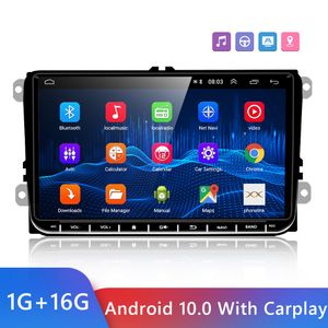 2din Android 10.0 Araba Radyo 9 '' GPS Ile Carplay Ile Volkswagen Passat Golf MK5 MK6 Jetta EOS Polo Touran Seat Sharan