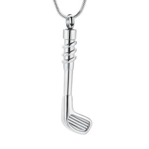 Pendant Necklaces Cremation Clubs Jewelry For Ashes Urn Necklace Keepsake 316L Stainless Steel MemorialPendant