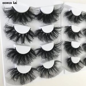 Par Mink Eyelashes 30mm Fluffy Lashes Messy Long False Tjock Fake Wholesale Dramatic Eyelash in Bulk