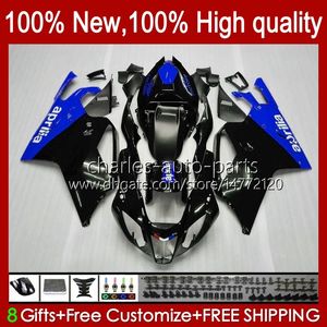 Karosseri för Aprilia Mille RV60 RSV 1000 R 1000R 1000RR RSV1000R Blue Stock 04-06 Body 11No.126 RSV-1000 RSV1000RR 2004 2005 RSV1000 R RR 04 05 06 MOTO FAIRING KIT