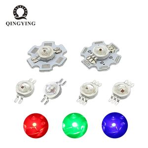 Bulbs W W LED RGB High Power Lamp Bulb pin pin mil mil Red Green Blue Chip Stage Chips Excellent Quality