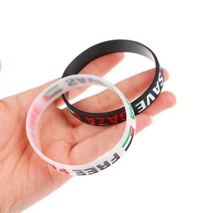 Bangle pc Silicone Rubber Bracelets Sports Wrist Band For Women Men Special Gift Lover