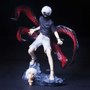 Anime Tokyo Ghoul Kaneki Ken PVC Action Figure Sammlermodell Puppe Spielzeug 22cm Q0621