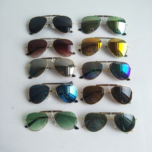 Klassische Designer-Sonnenbrille für Herren, Metallrahmen, Kunstharz, Piloten-Sonnenbrille, UV-Schutz, Marken-Damenbrille