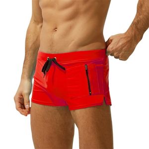 Homens Swimwear Swimwear Pants Briefs Shorts com roupas íntimas de bolso Natação Sportswear Mens Swimwear XL 210515