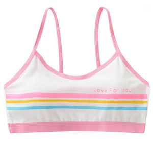 Camisoles & Tanks Baby Bra 8-14 Years Teen Underwear Multicolor Cotton Girls Small Vest Soft Absorb Sweat Breathable Camisole
