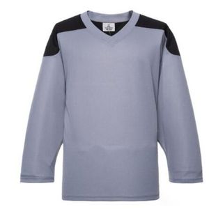 Man blank ice hockey jerseys Uniforms wholesale practice hockey shirts Good Quality 015