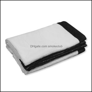 Cobertores em casa têxteis jardim atacado! Sublimação Branco Blank Cobertor 9 15 20 Painéis Soogan Tapete Quadrado Theramal Transferir Impressão Qu