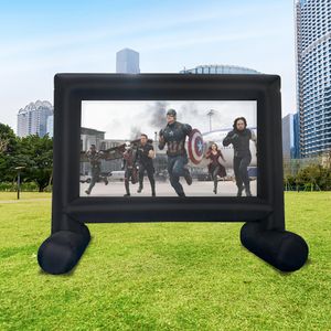 12'-24' ft Inflatable Outdoor Projector Movie Screen Quick Inflation And Deflation Blow Up Mega family Projectors Screens Cinema