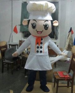 Costumi Hallowee Chef Drop Drop Mascot Costumi di alta qualità Cartoon Cook Anime Tema Carattere Carnival Abito UNISEX ADRESSO UNISEX BIRT BIRT