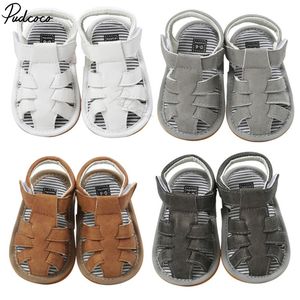 Sandals Toddler Summer Sandals, Hollow-Out Nonslip Open-Toe With Magic Sticker For Baby Boys, 0-18 Months