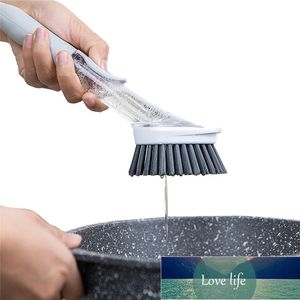 Kitchen Cleaning Brush Scrubber Dish Wash Sponge Cleaning Brush Automatic Liquid Dispenser Kitchen Pot Cleaner Tools Factory price expert design Quality Latest