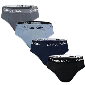 4 pezzi slip da uomo maglia biancheria intima da uomo in seta mutandine da uomo fibra di bambù tuta da uomo maschio confortevole mutande solide 210730