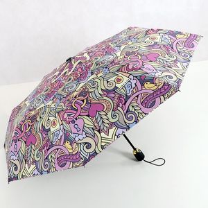 Automatyczny parasol kreatywny automatyczny składane parasole Anti UV Sunblock Ochrona przed słońcem Parasol Deszcz dla pań