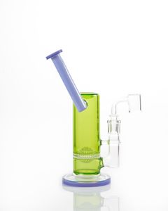 Vintage MK 8 Zoll SideCar Rig Glas BONG Shisha Rauchpfeifen Ölbrenner mit Banger kann Kundenlogo setzen