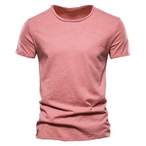 100% bomullsmän t-shirts casual mjuk fitness sommar tunna t-shirt herrar hem kläder o-hals kort hylsa soild t-shirt för man