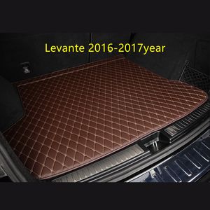 Car Trunk Mat Rear Box Lingge Mat for Maserati Levante 2016-2017year
