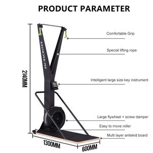 Rowing Ratter Machine Snowboardåkare Gym Fitnessutrustning Skidåkning Trainer Crossfit Ski Snowboarding Row Workout Exercise Workouts Air Performance Monitor Folding