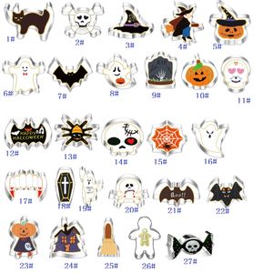 Halloween Cookie Cutter Set Bakar Möblar Rostfritt stål Biscuitskärare Pumpa Bat Ghost Witch's Hat Cat Pumpkins Man for Party Decorations Gratis DHL HH21-672