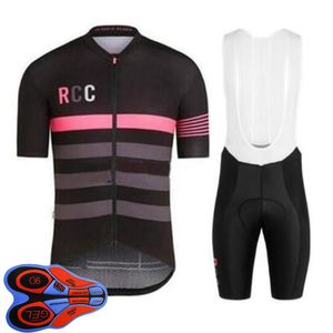 Mens Rapha Equipe Ciclismo Jersey Bib Shorts Conjunto de Racing Bicicleta Roupas Maillot Ciclismo Verão Quick Seco MTB Bicicleta Roupas Sportswear Y21041024