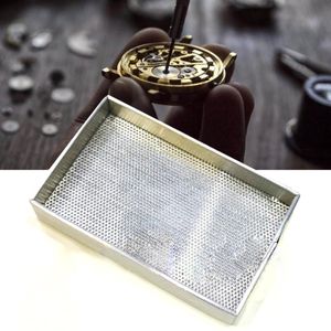 Watch Repair Kits Tools & Parts Storage Drying Tray Aluminum Frame Steel Dryer Mesh Plate For Cleaning And Small Part ToolRepair