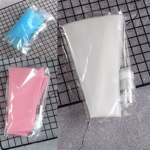 Глазковидная трубопровод крем крем для кондитерских изделий инструменты TPU силиконовые сумки силиконовые сумки с голубыми белыми цветами Creative 2BC J1