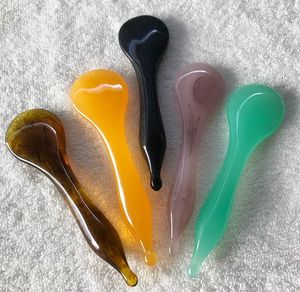 Resin Beeswax Gua Sha Massage Wand Acupoint Pen Crystal Guasha Massager for Eye Face Acupuncture Stick Anti-Aging Beauty SPA Therapy