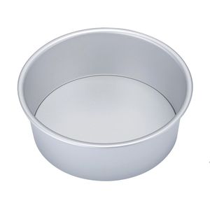 8 Inch Round Cakes Pan Aluminum Alloy Chiffon Cake Mold With Removable Bottom Baking Mould Tools Kitchen Metal Bakeware Moulds LLE8324