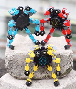 Cartone animato Meccanico Fidget Catena Giocattoli Bambini Antistress Giroscopio Trottola Adulti Vent Sollievo dallo stress Mano Spinner Giocattoli Bambini Catena di decompressione Regali