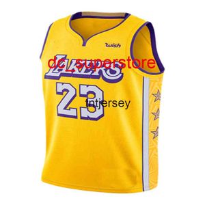 Custom LeBron James Swingman Jersey zszyte męskie koszulki do koszykówki XS-6xl