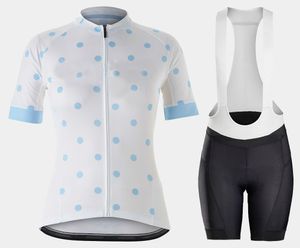 Dot White Women Cycling Jersey Set 2021 Pro Team summer Bicycle Clothing Bike Clothes Mountain Sports Kits Cycling Suit A8