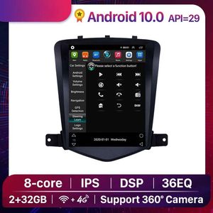 Samochód DVD Odtwarzacz Multimedialny GPS dla Chevroleta Cruze J300 Daewoo Lacett 2009-2015 Support TPMS Carplay 9.7 Cal 2 GB Android 10