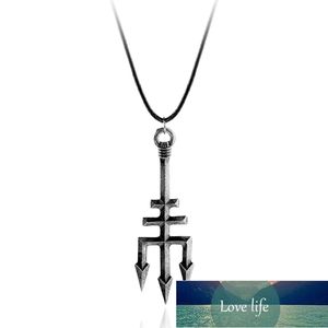 Vintage Sea King Fork Necklace Poseidon Trident Greek Viking Trishul Ukrainian Symbol Pendant Men's Sweater Chain Factory price expert design Quality Latest Style