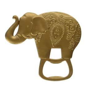 2022 nuovi apribottiglie Lucky Golden Elephant Gold Wedding Favors Party Giveaway Gift For Guest