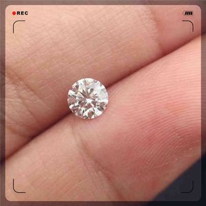 6mm d Цвет свободного мосинанита 0.8CT Carat Round Brilliant CUT VVS1 сорт Свободный камень Высокое Качество Кольцо DIY Материал Ювелирные Изделия