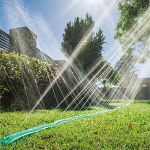 Vattenutrustning 12 meter Lawn Hose Garden Irrigation Tools PVC Sprinkler Pipe med 3/4 Connector Gardening Accessory