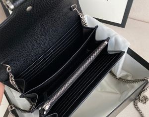 Moda damska Mini torby z łańcuszkiem Projektant Kobieta Mała torba Crossbody Messenger Wysokiej jakości portfele Cross Body Klasyczne etui na karty na co dzień 20 cm 401231
