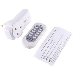 Timers UK Plug Countdown Timer Switch Smart Remote Control Plug-In Socket Auto Shut Off Outlet Automaticl Turn Electronic Device