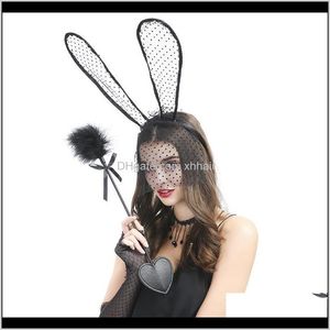 Wholesale sexy tools for women resale online - Headband Tools Products Drop Delivery Long Rabbit Ears Head Sexy Lace Band Headwear Women Aessories Bunny Girls Hair Hoop Halloween Pa