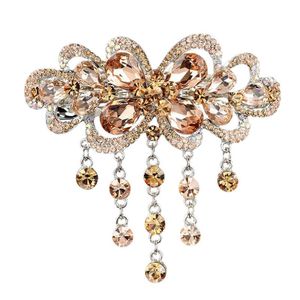 Женщины Barrettes Crystal Hair Claw старинные шпильки Heandband Корейский весенний клип блестящий горный хрусталь волосы аксессуары