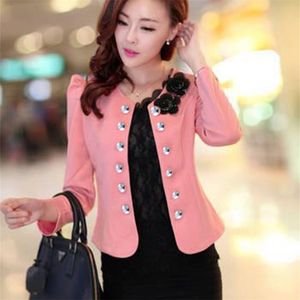 Feminino Spring Ol Summer Style Slim Female Short Woman Clothes Jackets Suits Outdwear Coat Women Plus Size 210914