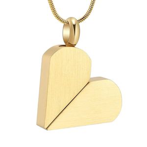 Rotatable magical Square/Heart Shape pendant urn necklace cremation jewelry Keepsake Gift