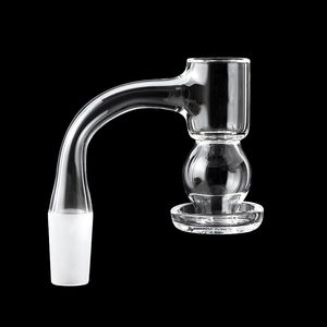 Fato de soldadura fumar fumar beveled borda terp slurper quartzo banger com balde de bola 45 * 90 Slurpers unhas para vidro Bongs Bongs Dab Stands Tubulações