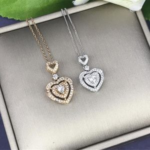 Pendant Necklaces Huitan Trendy Love Heart Women Romantic Wedding Engagement Accessories Anniversary Gift Party Jewelry Selling